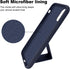 LAUDTEC Silicone Kickstand Case Compatible with iPhone 11, Vertical and Horizontal Stand Hand Strap Metal Kickstand Cover, Flexible Soft Liquid Si...