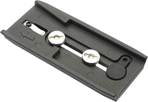 Universal Sliding Quick Release Plate Replacement Camera Mount with 1/4 Inch and 3/8 Inch Mounting Screws for Fluid Head?Length: 3.54 inches/9CM...