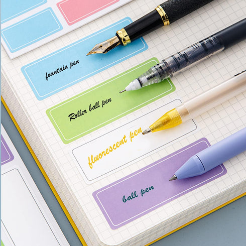 80pcs Color Blank Waterproof Self-Adhesive Labels, Removable Labels Stickers for Daycare,Jars,Food Containers,Baby Water Bottles,Office and Kids S...