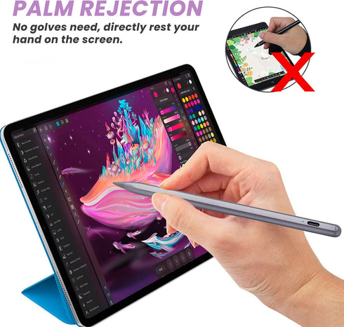 iPad Air 5th/4th Stylus,Magnetic and Palm Rejection iPen Compatible for Apple iPad Pencil 2nd Generation Perfect for Drawing on iPad Air 5/4/3,iPa...