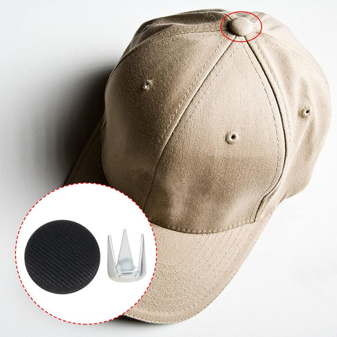 30 Sets Baseball Cap Button Top Replacement Hats Buttons Hat Button Replacement Repair Making Supplies Christmas Costume, 0.67"/1.7cm...