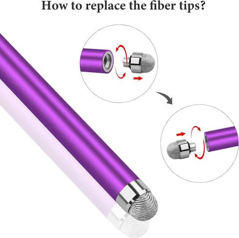 StylusHome Replacement Fiber Tips 8 Pcs for StylusHome 7MM Fiber Stylus Pens Only...