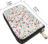 Bling Credit Card Case RFID Leather Wallet Multilayer Zipper Case Rhinestone Credit Card Holder Women's Small Credit Card Wallet (Rainbow)...