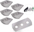 Gomake Replacement Blades for Bodyguard Vinyl Backing Cutter Knife, Stainless Steel, Pack of 50...
