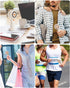 Portable Fan,Mini Small Handheld USB Rechargeable Personal Fan with 5 Speeds,10H Runtime Battery,Karabiner Design for Outdoor Commute Travel Offic...