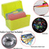 BTSKY 1 Pack 4 x 6 inch Index Card Box - Index Card Holder Notecard Box Recipe Card Box Plastic Storage Organizer for Filling Index Cards, Note Ca...