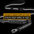 Heavy Duty Dog Leash, 4-6FT Shock Absorbing Tactical Dog Leash with 2 Padded Handles, Advanced Easy Metal Clip, No Pull Reflective Dog Leash for M...