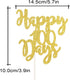 Happy 100 Days Cake Topper,Baby's 100 Days Celebration Party Decorations? Double Sided Gold Glitter ?...
