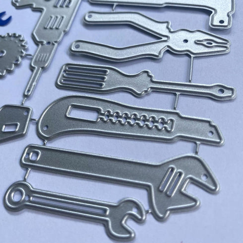 Repair Tools Cutting Dies for Making Men's Cards Metal Dies Handmade DIY Paper Cards Album Decoration Stencils Template Embossing for Card Scrapbo...