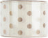 HUIHUANG Gold Polka Dot Wired Ribbon White and Gold Dot Ribbon Wired Edge Burlap Ribbon, 2.5 inch X 10 Yards Wreath Ribbon with Wire for Crafts X-...