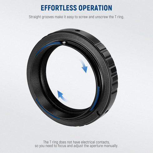 NEEWER T Ring with M42 Threads Compatible with Sony A Mount Cameras & Telescopes, Lens Adapter Ring for a99II a99 a900 a850 a77 II a77 a65 a58 a57...