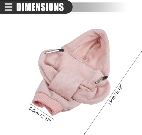 Motoforti Universal Car Gear Shift Cover Shift Knob Cover, Gear Stick Cover Shift Gear Cover, Fashionable, Fabric, Pink...