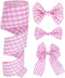 Pink White Buffalo Check Plaid Wired Ribbon,2 1/2”x10 Yard, Farmhouse Gingham Ribbon for Easter, Christmas, Wreath, Spring, Summer, Wedding, Baby ...