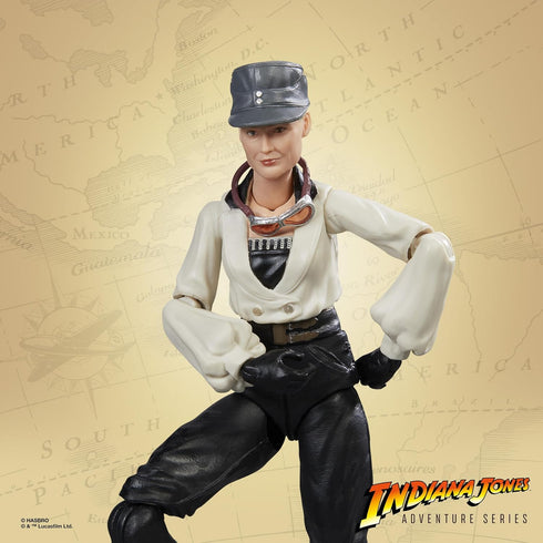 Indiana Jones and The Last Crusade Adventure Series Dr. Elsa Schneider Action Figure, 6-inch Action Figures, Toys for Kids Ages 4 and Up, Medium...