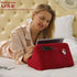 Macl Tablet Pillow Stand, Multi-Angle Adjustable Viewing, Soft Padded Tablet Holder for Lap, Bed, Desk, Compatible with All Tablets, E-Readers, an...