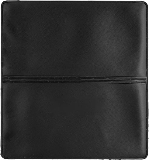 Black Vinyl Checkbook Cover, Top Tear Personal Vinyl Checkbook Cover...