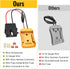 Power Wheels Adapter for Dewalt 20V Battery with Wire Harness Connector Compatible with Fisher-Price 12 Volt Power Wheels, 12AWG Wire with 40A Fus...