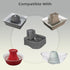 Cat Water Fountain Replacement Filter Housing & Silicone Nozzle Plug Set Pet Water Dispenser, Pet Water Fountain Parts Accessories(B. 1 Housing+2 ...