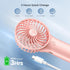2024 Upgrade Handheld Portable Fan Longer Lasting Max 20Hrs Working Time, 4 Speeds Strong Wind USB Rechargeable Personal Mini Fan Desk Fan for Gir...