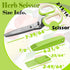 Herb Scissors, Kitchen Herb Shears Cutter with 5 Stainless Steel Blades and Cover, Chop Herbs and Greens Kitchen Multipurpose Cutting Shear Anti-r...