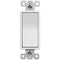 ENERLITES Single Pole Decorator Paddle Light Switch, Commercial Grade, 20A 120V-277V, Grounding Screw, Back Insert and Side Terminals, 91200-W, Wh...