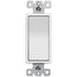 ENERLITES Single Pole Decorator Paddle Light Switch, Commercial Grade, 20A 120V-277V, Grounding Screw, Back Insert and Side Terminals, 91200-W, Wh...