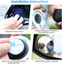 2PCS Blind Spot Mirror, 2" Round HD Glass Frameless Convex Rear View Mirrors,Exterior Accessories with Wide Angle Adjustable Use for Car SUV and T...