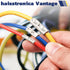 Haisstronica Non Insulated Butt Connectors Kit 220pcs Butt Connectors for Wiring Pure Copper AWG24-8 Wire Crimp Connector...