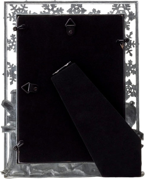 Neil Enterprises Inc. Pewter Winter Snowman Christmas Picture Frame...