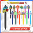 24 Pcs Inspirational Pens Bulk Motivational Quote Ballpoint Pens Funny Retractable Black Ink Pens Colorful Encouraging Writing Pen for Women Men O...