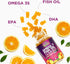 Omega 3 Fish Oil Gummies, Extra Strength Omega Fish Oil Supplement, High Absorption for Joint, Heart & Brain Support, Nature's Heart Healthy Omega...
