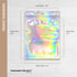 100 Pack Holographic Resealable Bags, Clear Front Mylar Ziplock Pouches for Multipurpose Storage (4"x6")...