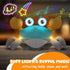 Crawling Crab Baby Toy, Tummy Time Gifts for Newborn Babies 3-6 6-12 Month, Light-Up Walking Dancing Moving Crab with Music & Obstacle Avoidance, ...
