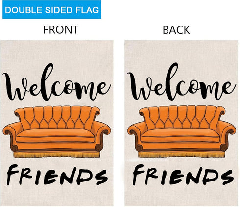 Fri Themed Welcome Home Decor Garden Flag Yard Porch House Flag for Outside Decoration (Welcome Fri)...