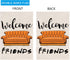 Fri Themed Welcome Home Decor Garden Flag Yard Porch House Flag for Outside Decoration (Welcome Fri)...