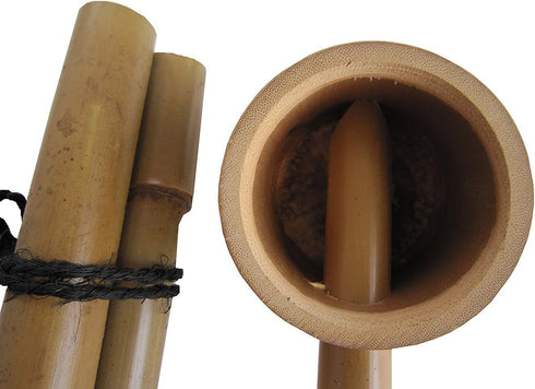 Bamboo Japanese Water Ladle & Water Ladle Rest Tsukubai Set for Garden From Japan...