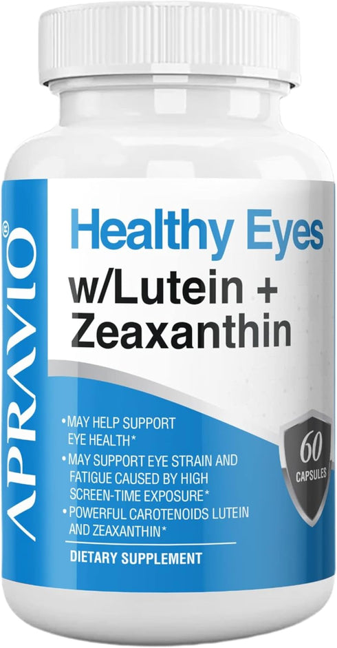 Healthy Eyes w/Lutein + Zeaxanthin Vitamins, Eye Supplements to Help Protect Against Harmful Radicals & Blue Light W/Essential Antioxidants, Help ...