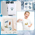 100 Pieces Winter Forest Stencil Template for Painting Reusable Drawing Stencils Animal Plant Stencil, Stencils for Painting on Wood Craft Supplie...