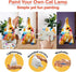Goodyking Paint Your Own Lie Cat Lamp Kit, DIY Cat Crafts Night Light, Arts & Crafts for Kids Ages 8-12, Painting Kit for Girls Boys Age 4 5 6 7 8...