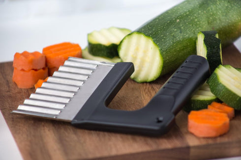 Fox Run Wavy Vegetable/Cheese Slicer, Stainless Steel, 1 x 4 x 5.25 inches...