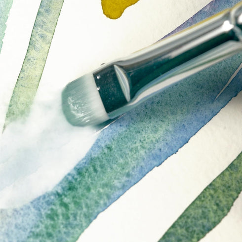 Creative Mark Scrubber Watercolor Brushes - Professional Watercolor Brushes for Scrubbing, Blotting, Re-Shaping Edges, and More! - Set of 3...