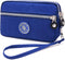 Women's Nylon Smartphone Wristlets Bag Three Zipper Long Clutch Wallets Purses for Cellphone/Card/Cash/Coin/Bills...