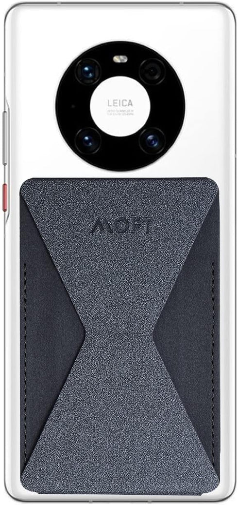 MOFT Phone Stand with 3M Adhesive for Android, iPhone and Most Smartphones, 2 Viewing Angles, Slim Wallet Stand (Starry Grey)...