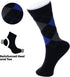 Alpine Swiss Mens Dress Socks 6 Pair Crew Sock Cotton Dress Socks for Men Solid Ribbed Argyle Pattern Multicolor Fun Designs...