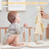 Newborn Baby Loveys Security Blanket Muslin Soft & Breathable,Organic Cotton Bunny & Lion Lovies for Baby New Born Boy Girl Unisex Baby Unique Neu...