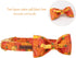 Unique style paws Halloween Dog Collar, Pumpkin Pet Collar Dog Bowtie Gift for Girl or Boy Dogs, Adjustable Dog Collar for Medium Dogs...