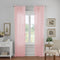 Elrene Home Fashions Jolie Crushed Semi-Sheer Window Curtain, Adjustable Tie-Top Single Panel, 52" x 84" (1 Panel), Blush...