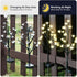 Solar Flowers Lights Garden Decor, Solar Garden Lights Outdoor Decorative,2Pack 40LED Solar Lights Outdoor Garden Waterproof Fairy Lights for Outs...