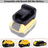 Adapter Compatible with Dewalt 20V Max Battery to Replacement for Milwaukee M18 18V Battery, DW18ML Adapter Compatible with Milwaukee 18V Cordless...