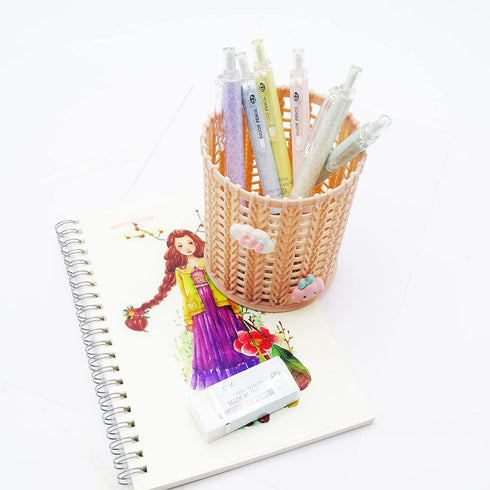 COLNK Mechanical Pencil Set with Lead and Erasers, 6 Cute Drawing Mechanical Pencils 0.5 & 0.7mm, with 4 Tubes of HB Lead Refills and 2 Extra Eras...